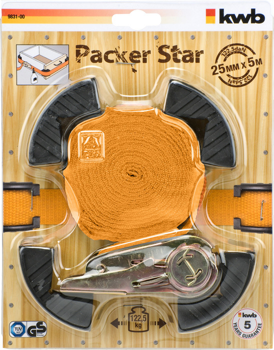 KWB Spanband met Ratel en 4 Hoekspanklauwen thumbnail 5