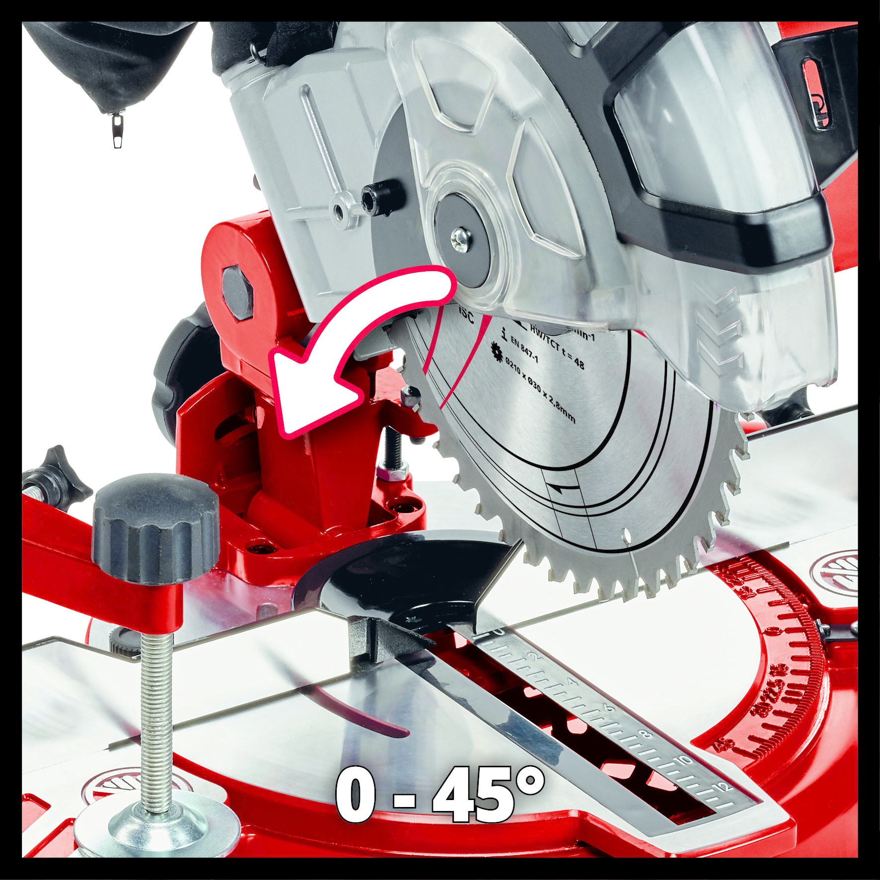 Einhell TC-MS 2112 Afkortzaag - Detailed view of the product
