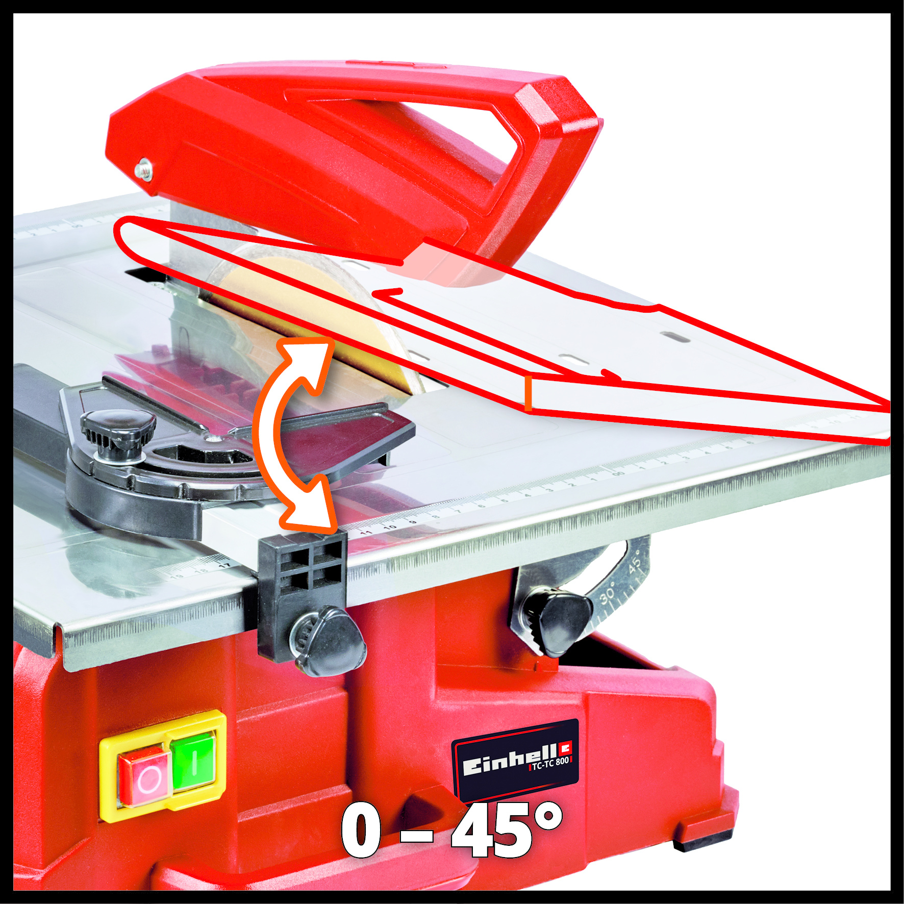 Einhell TC-TC 800 Elektrische Tegelsnijmachine thumbnail 6