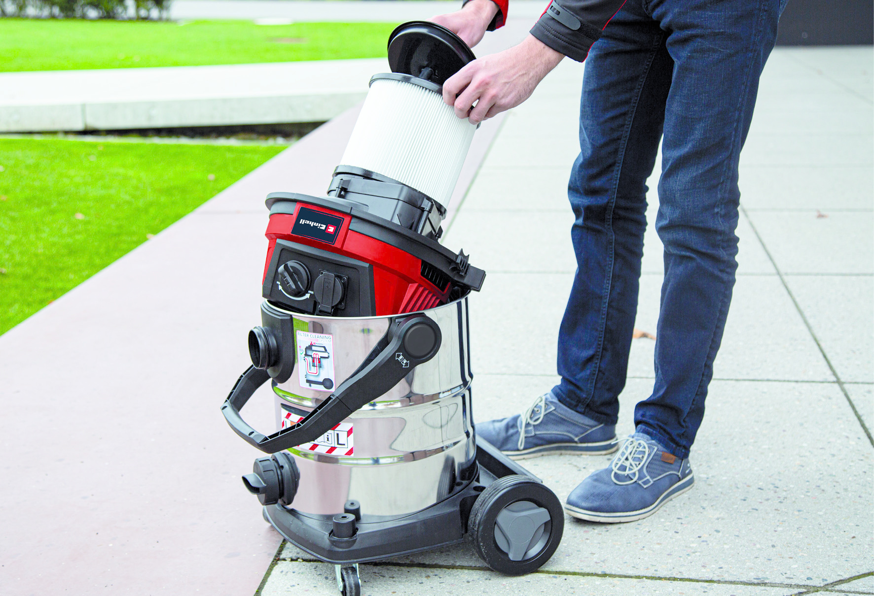 Einhell Plooifilter - 1 stuk - Geschikt voor TE-VC 2230 SACL, TE-VC 2350 SACL - Detailed view of the product