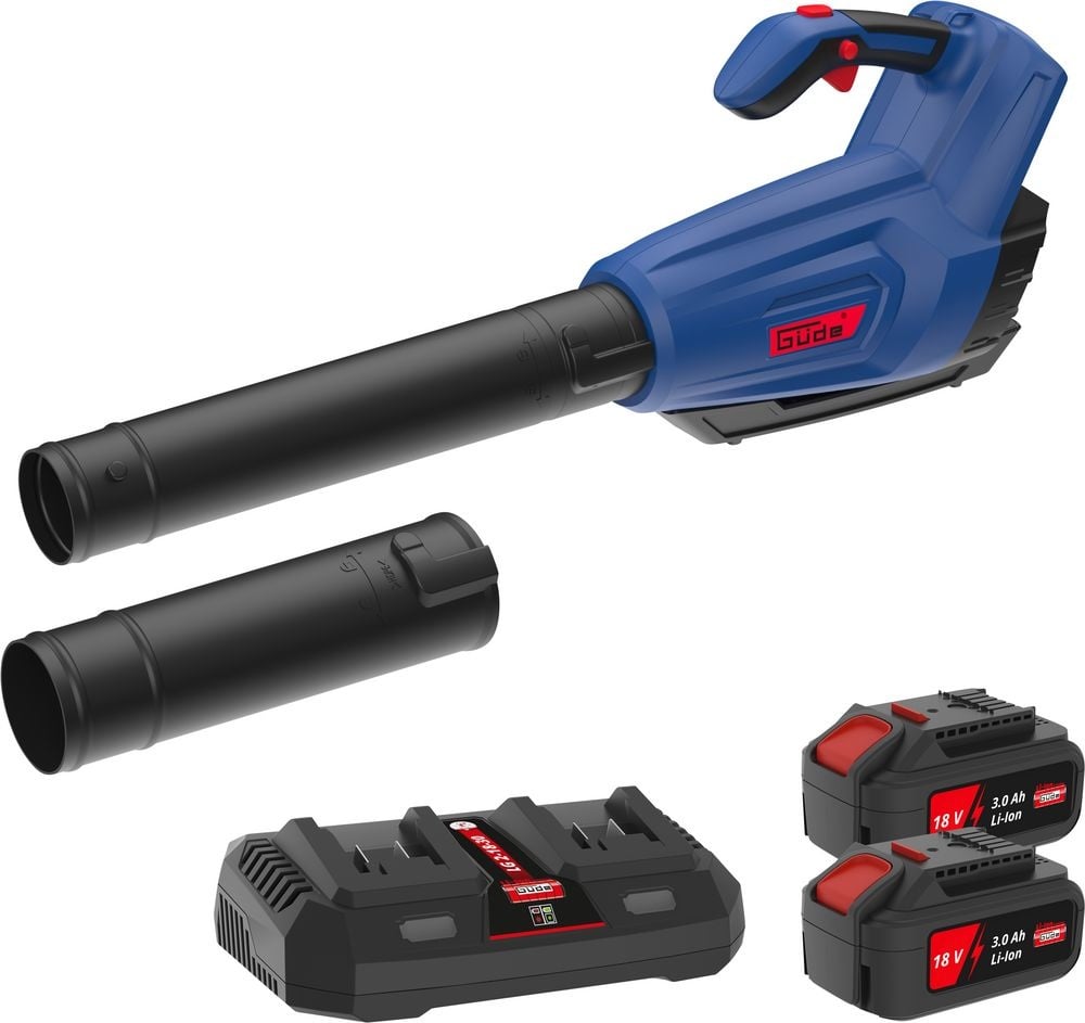 Güde LB36-302-30 Accu Bladblazer Kit – 36V – 160 km/h – Inclusief 2x 3,0 Ah Accu + Duolader - Default image for the product