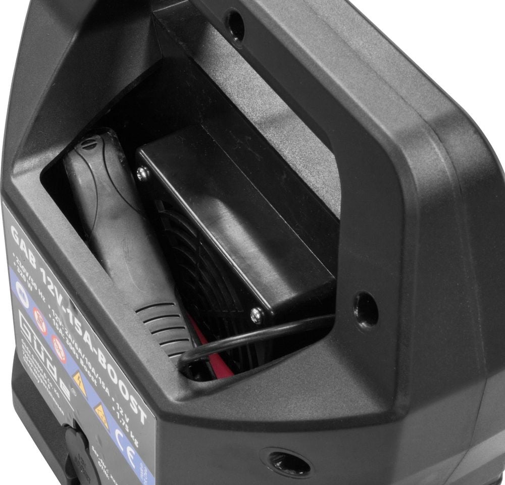 Güde GAB 12V Acculader 2-400 Ah + Boost – Inverter – 6-Staps – Druppelladen - Detailed view of the product