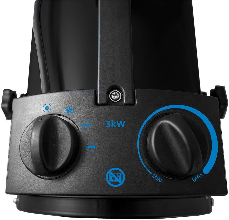 Güde Elektrische Kachel GEH 3000 – 3 kW – Ventilatorkachel – IPX4 - Detailed view of the product