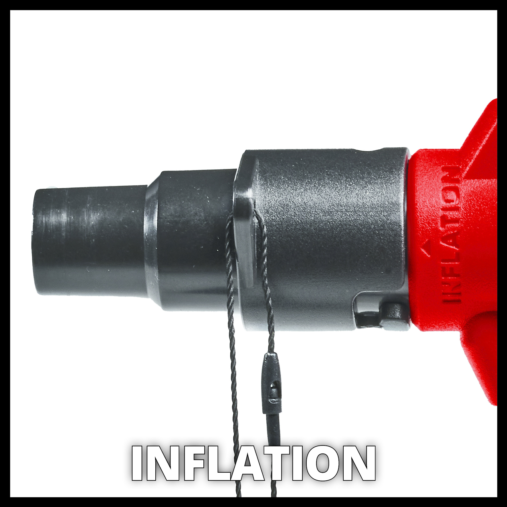 Einhell CE-AP 18 Li-Solo Accu Luchtpomp– 18V – 670 l/min – Inclusief Adapters - Detailed view of the product