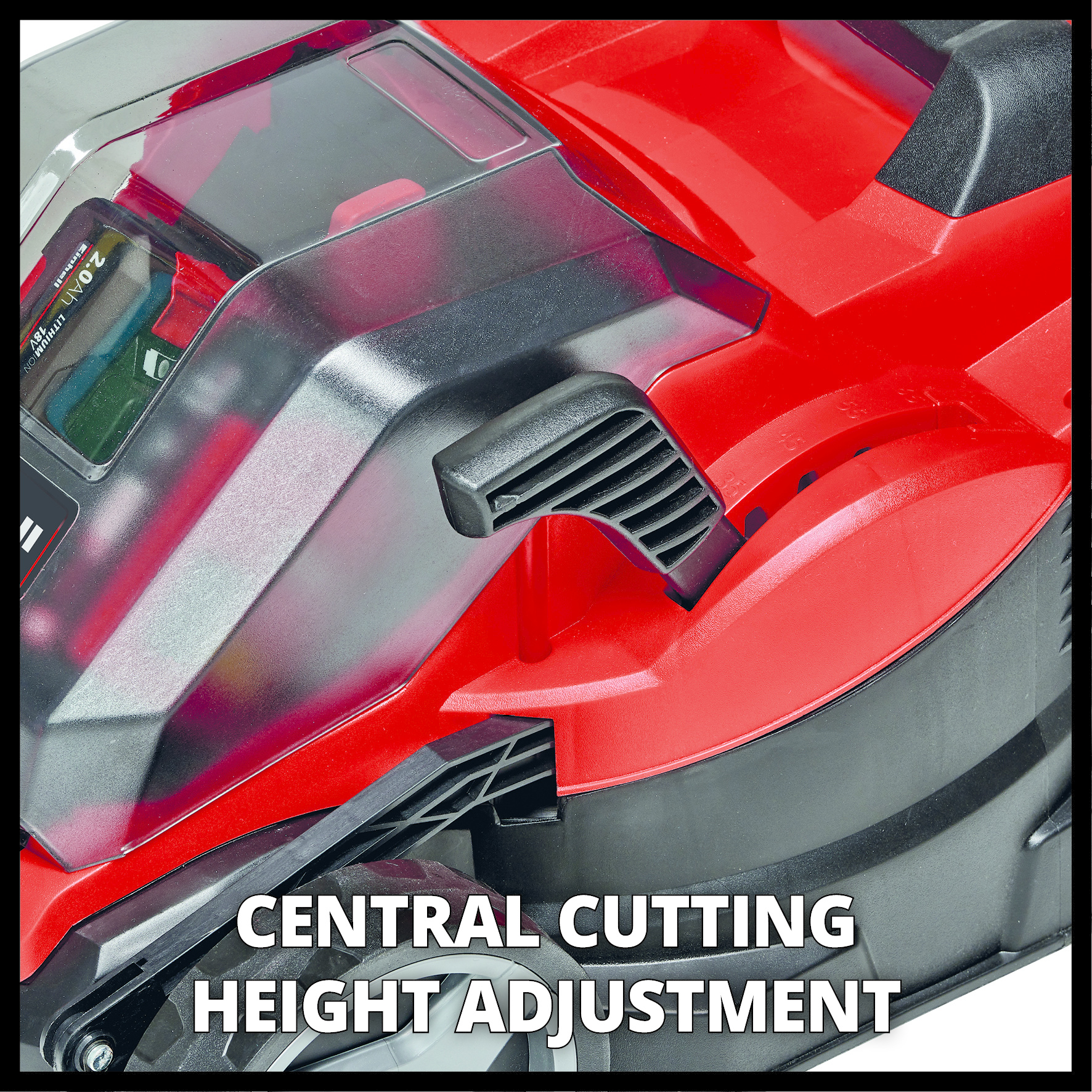 Einhell GE-CM 36/33 Li Accu Grasmaaier Kit– 36V – 33 cm – Incl. 2x 2,5 Ah Accu&Lader - Detailed view of the product