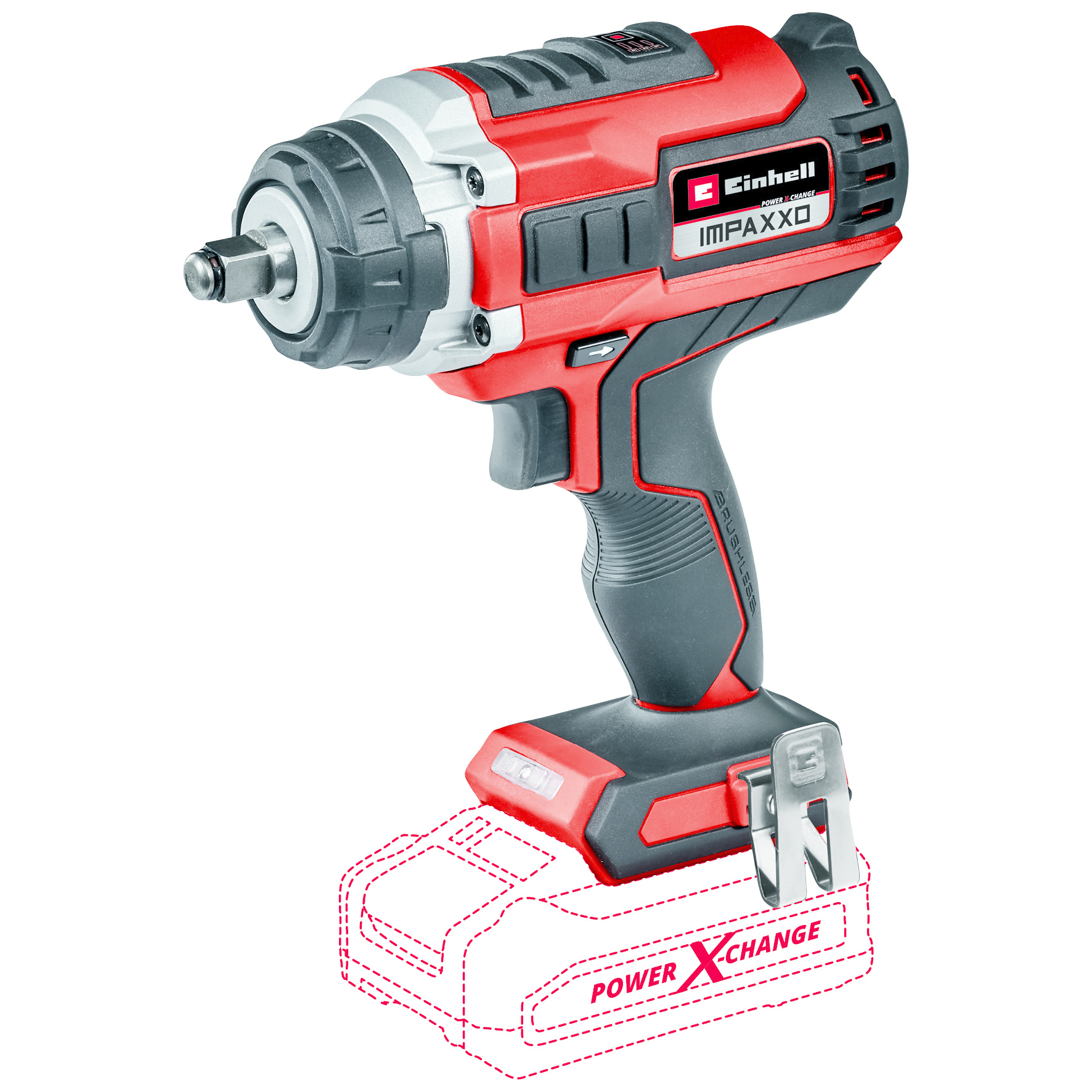 Einhell TE-CW 18 Li BL - SOLO Accu Slagmoersleutel koolborstelloos