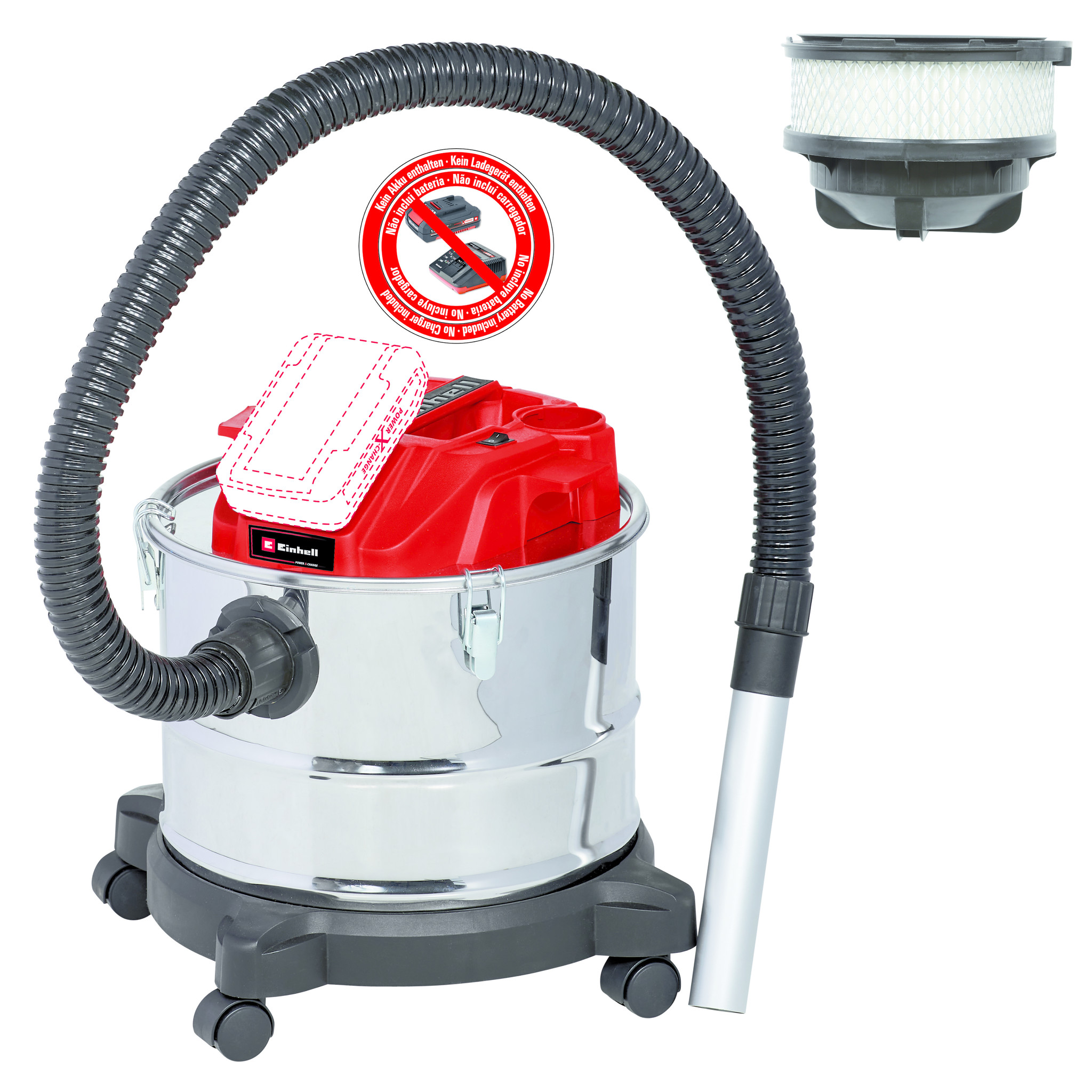 Einhell TE-AV 18/15 Li C-Solo Accu-Aszuiger - Detailed view of the product