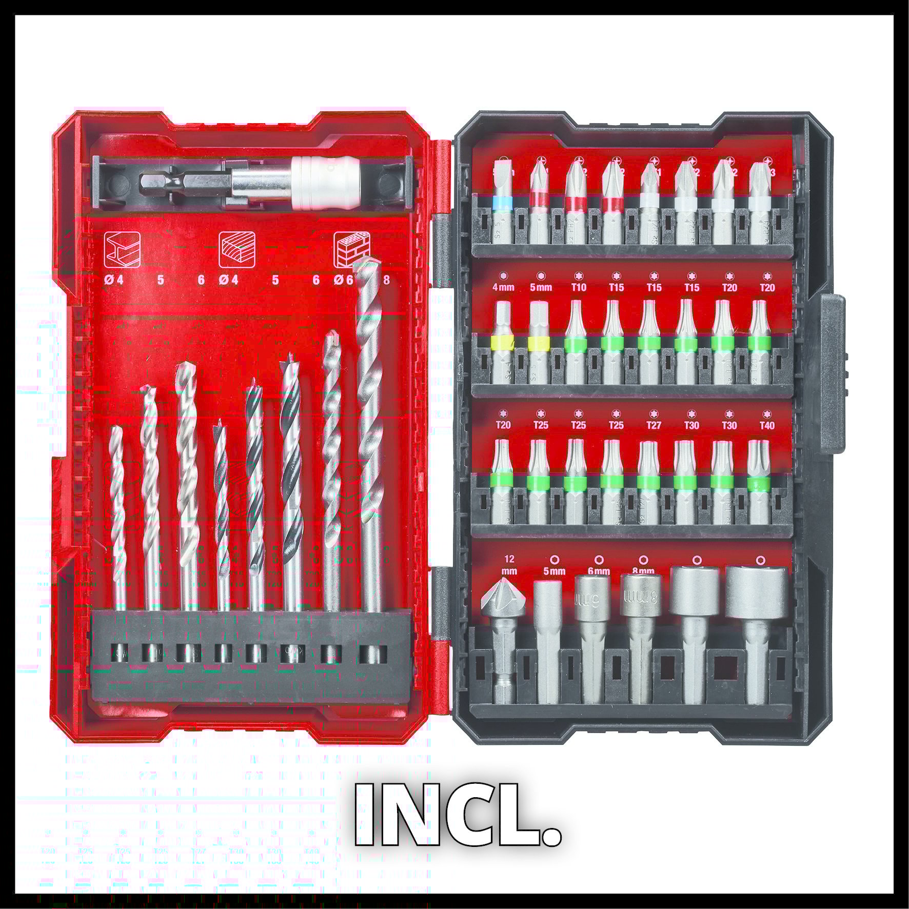 Einhell TP-CD 18/60 Li-i BL Kit Accu klopboor-/Schroefmachine + Bitset - Detailed view of the product
