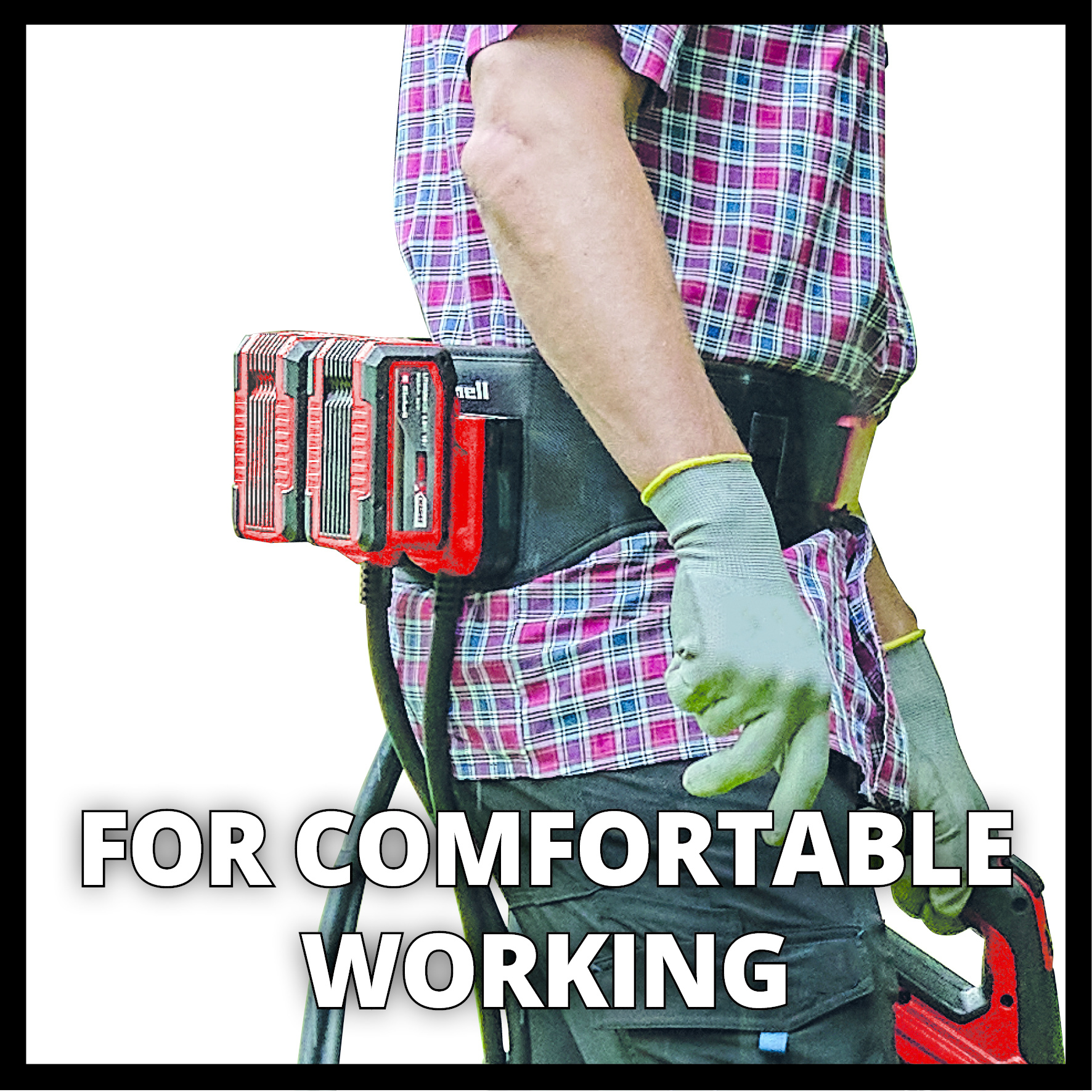 Einhell GE-PB 36/18 Li Accu riem - Detailed view of the product