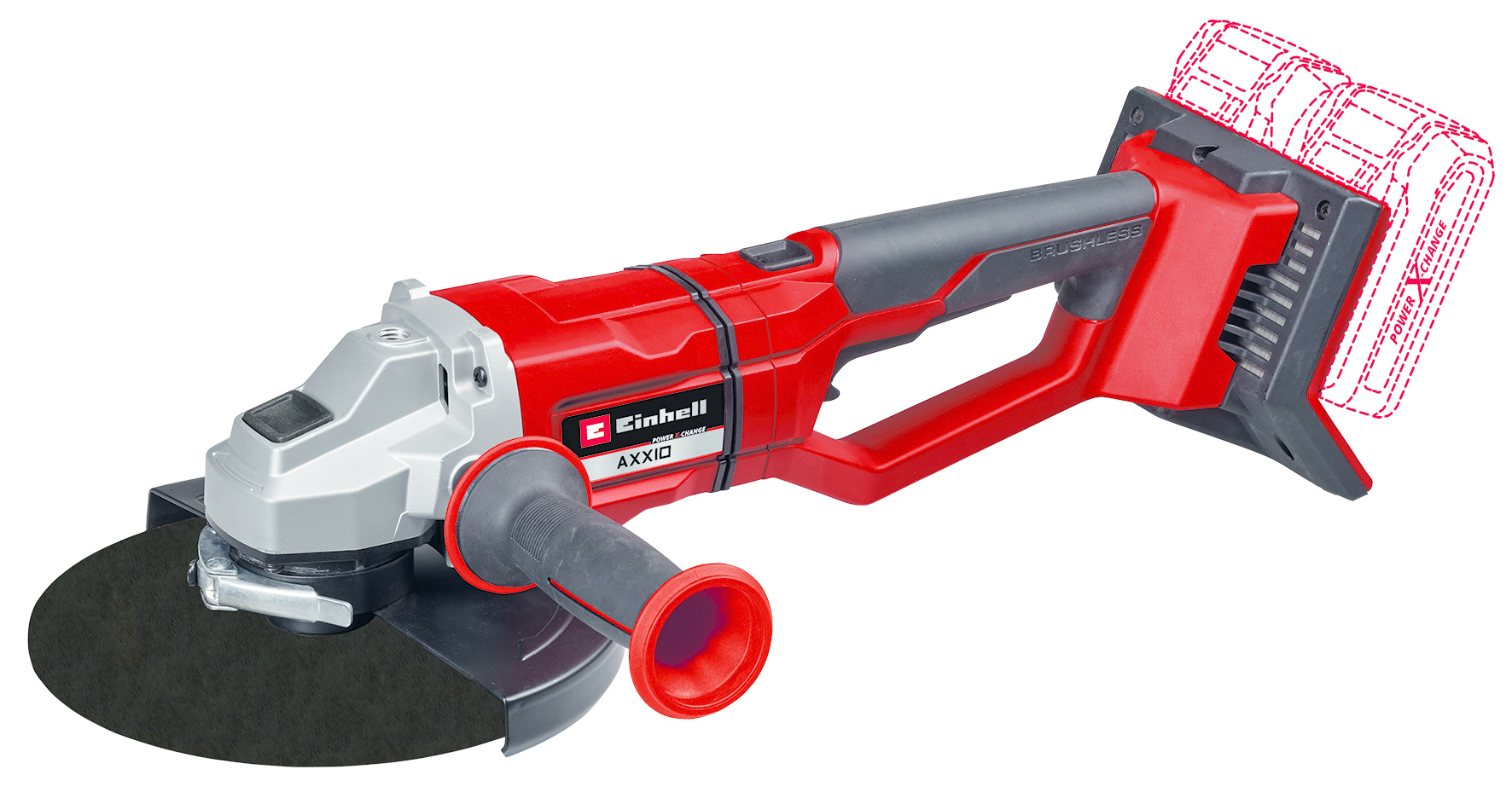 Einhell AXXIO 36/230 Q BL Li Solo Accu Haakse Slijper 230mm - Detailed view of the product