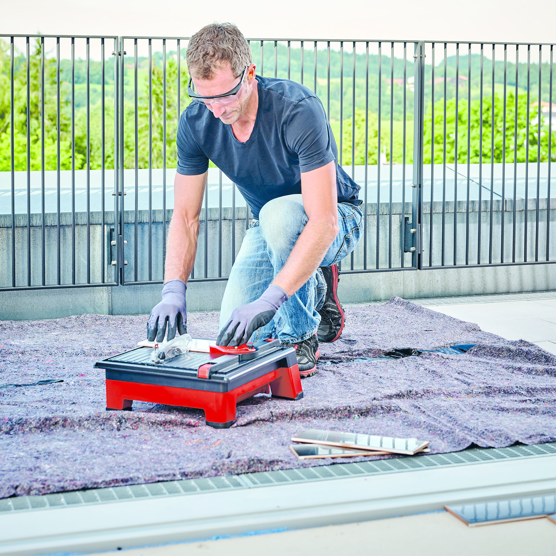 Einhell TE-TC 18/115 Li Solo - Accu Tegelsnijmachine - Detailed view of the product