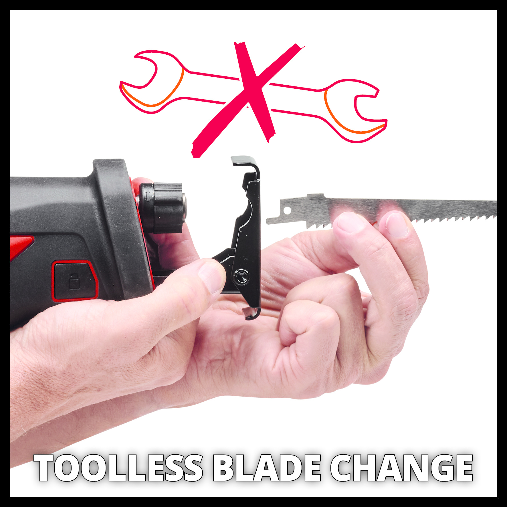 Einhell TE-AP 18/26 Li Solo Accu Reciprozaag - Detailed view of the product