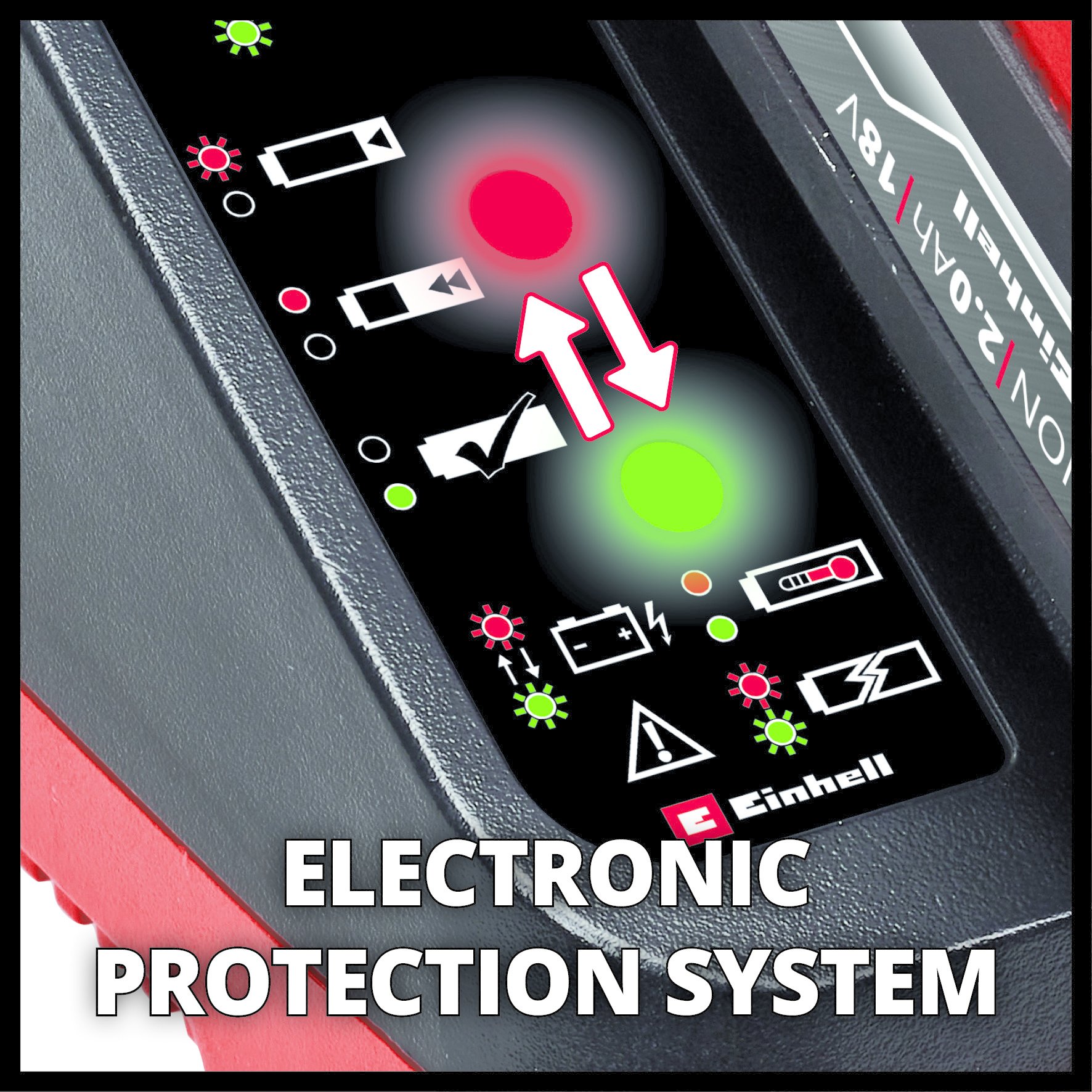Einhell Acculader 3A 18V Power-X-Change met 12V stekker - Detailed view of the product