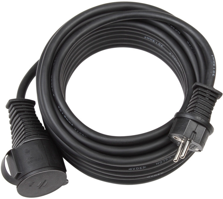 Brennenstuhl Verlengsnoer IP44 10m 3G1,5 - Zwart
