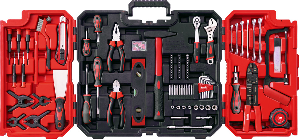 KWB Gereedschapskoffer 125-delig in E-case thumbnail 2