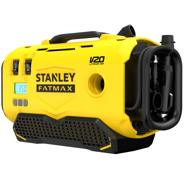 Stanley FatMax Compressor V20 18V - SFMCE520B Solo - Detailed view of the product