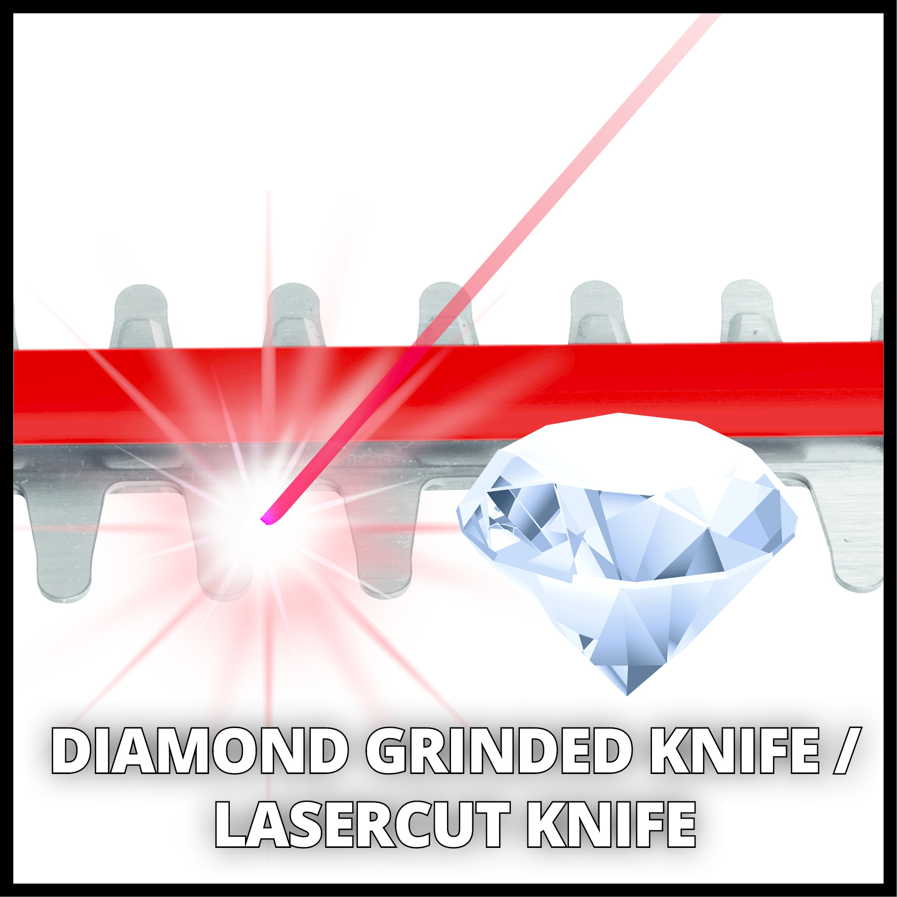 Einhell GE-CH 36/61 Li Solo Accu Heggenschaar - Detailed view of the product