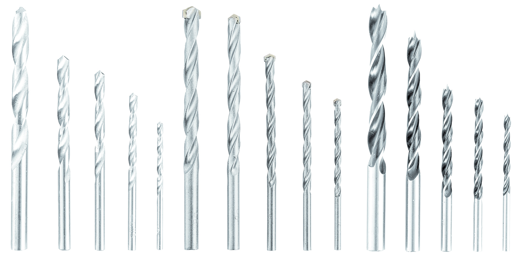 KWB Borenset 15-delig - 5x Hout / 5x HM / 5x HSS - in 3 casettes thumbnail 2