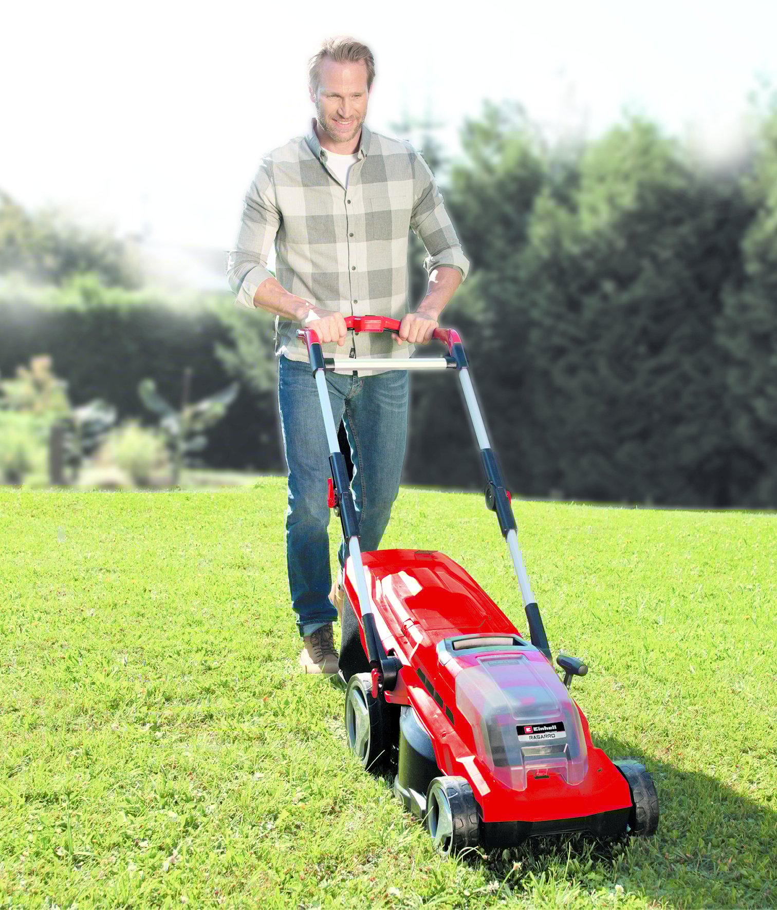 Einhell RASARRO 36/36 Li Kit (2x3,0Ah Plus) Accu grasmaaier - Detailed view of the product