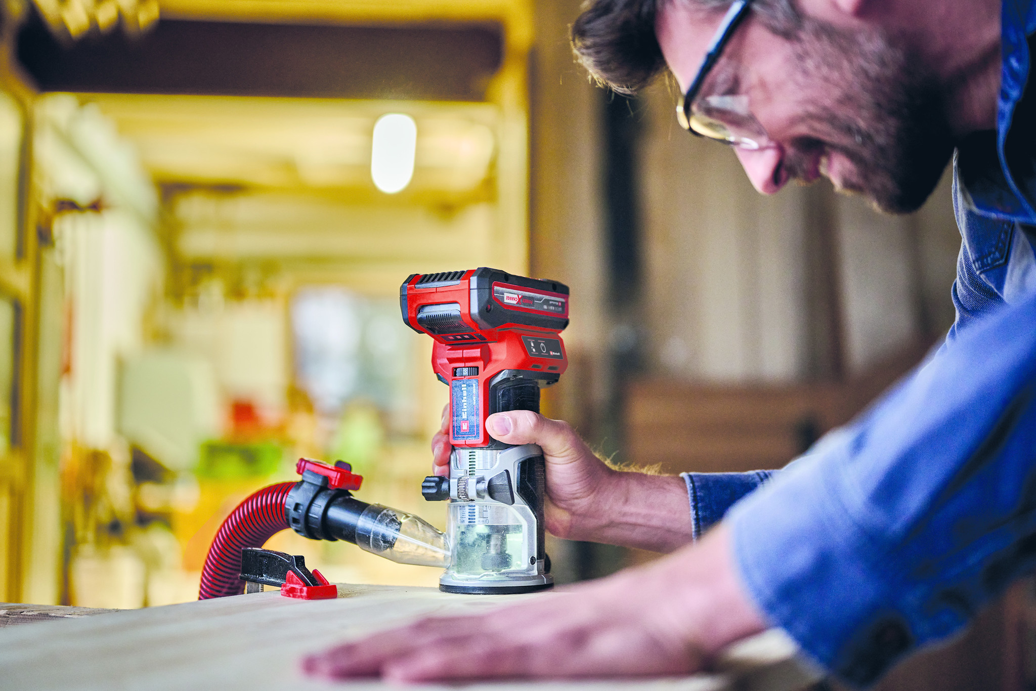 Einhell Accu Kantenfrees TP-ET 18 Li BL Solo - Detailed view of the product