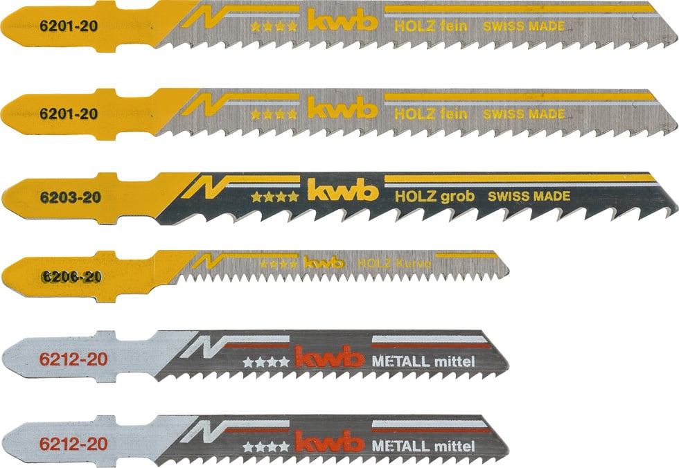 KWB decoupeerzaagset 6-delig - Detailed view of the product
