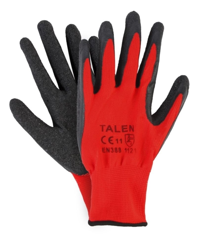 Werkhandschoenen L Rood/Zwart WH51