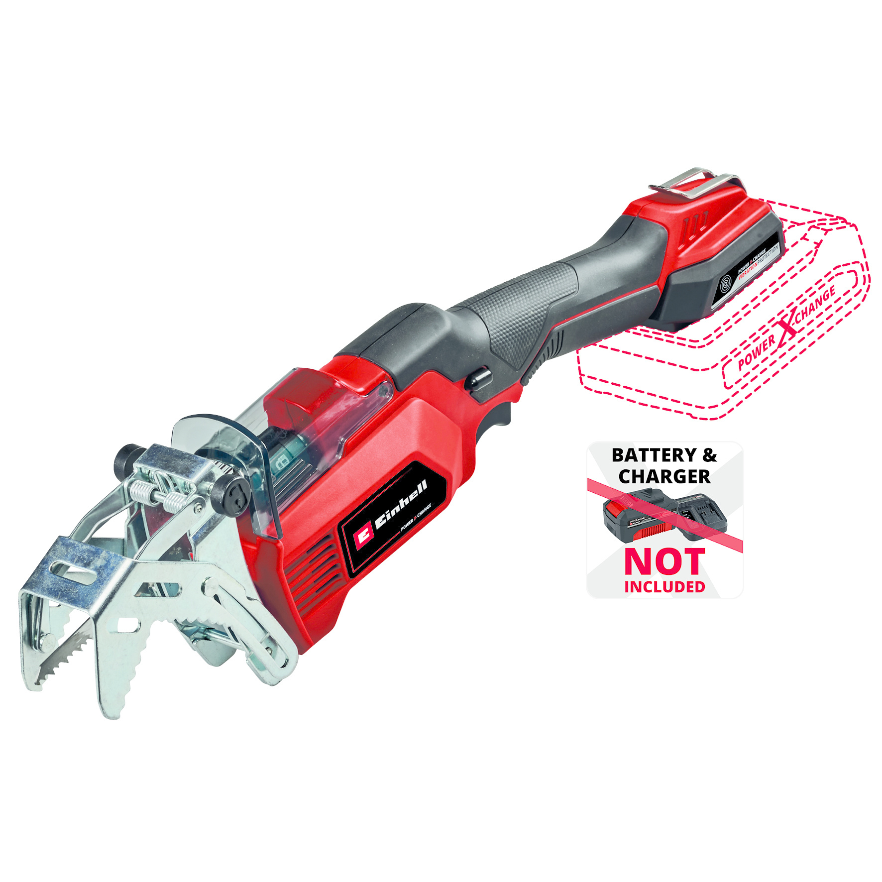Einhell GE-GS 18/150 Li Solo Accu Takkenschaar - Detailed view of the product