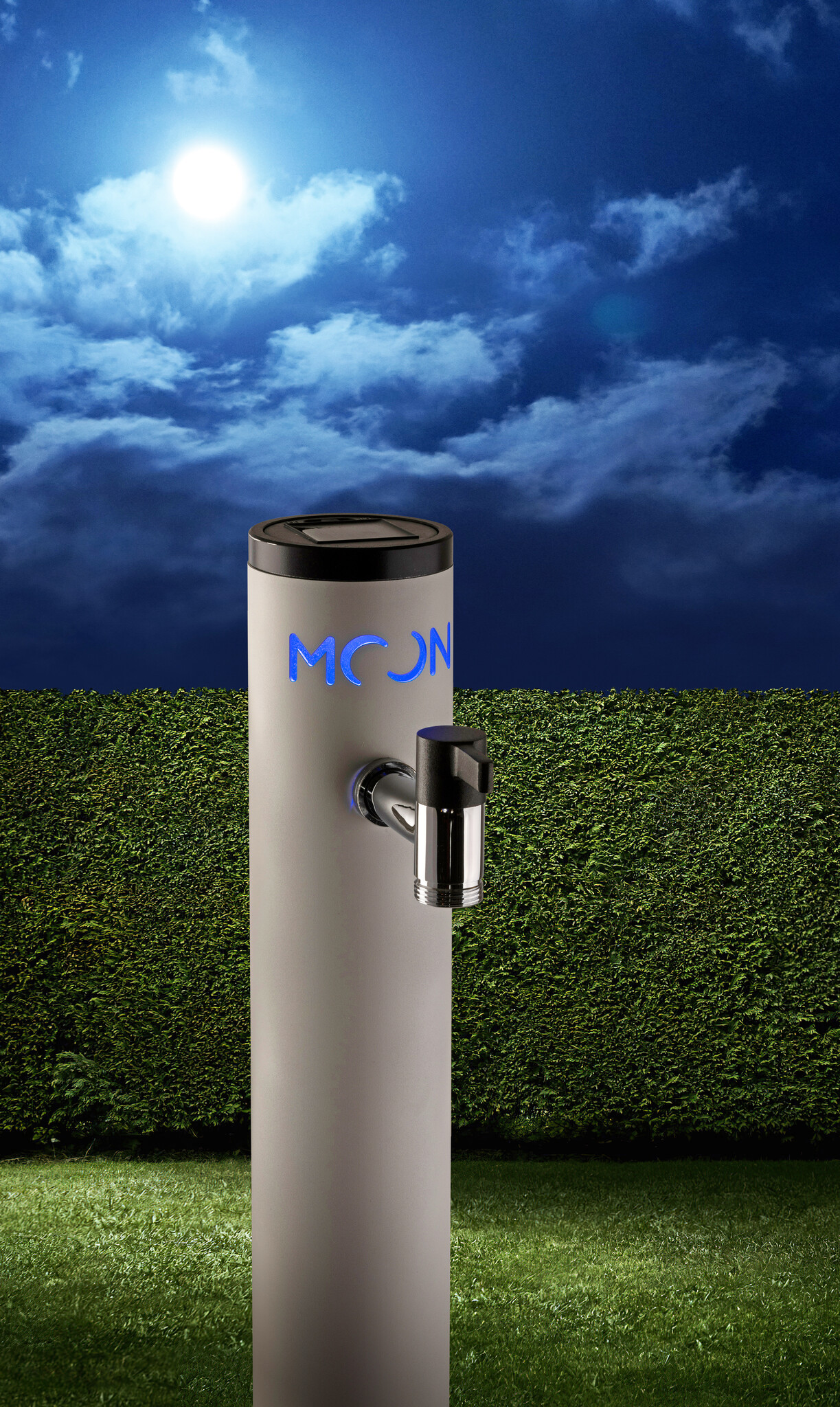 AquaPoint Moon Rounded Grijs-Antraciet 120CM - Detailed view of the product