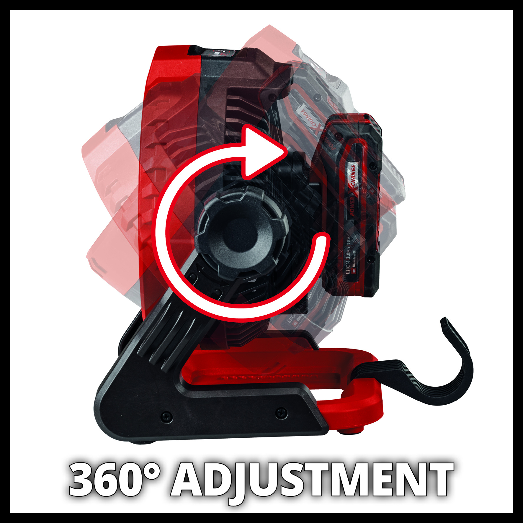 Einhell GE-CF 18/2200 Li Solo Accu Ventilator thumbnail 9