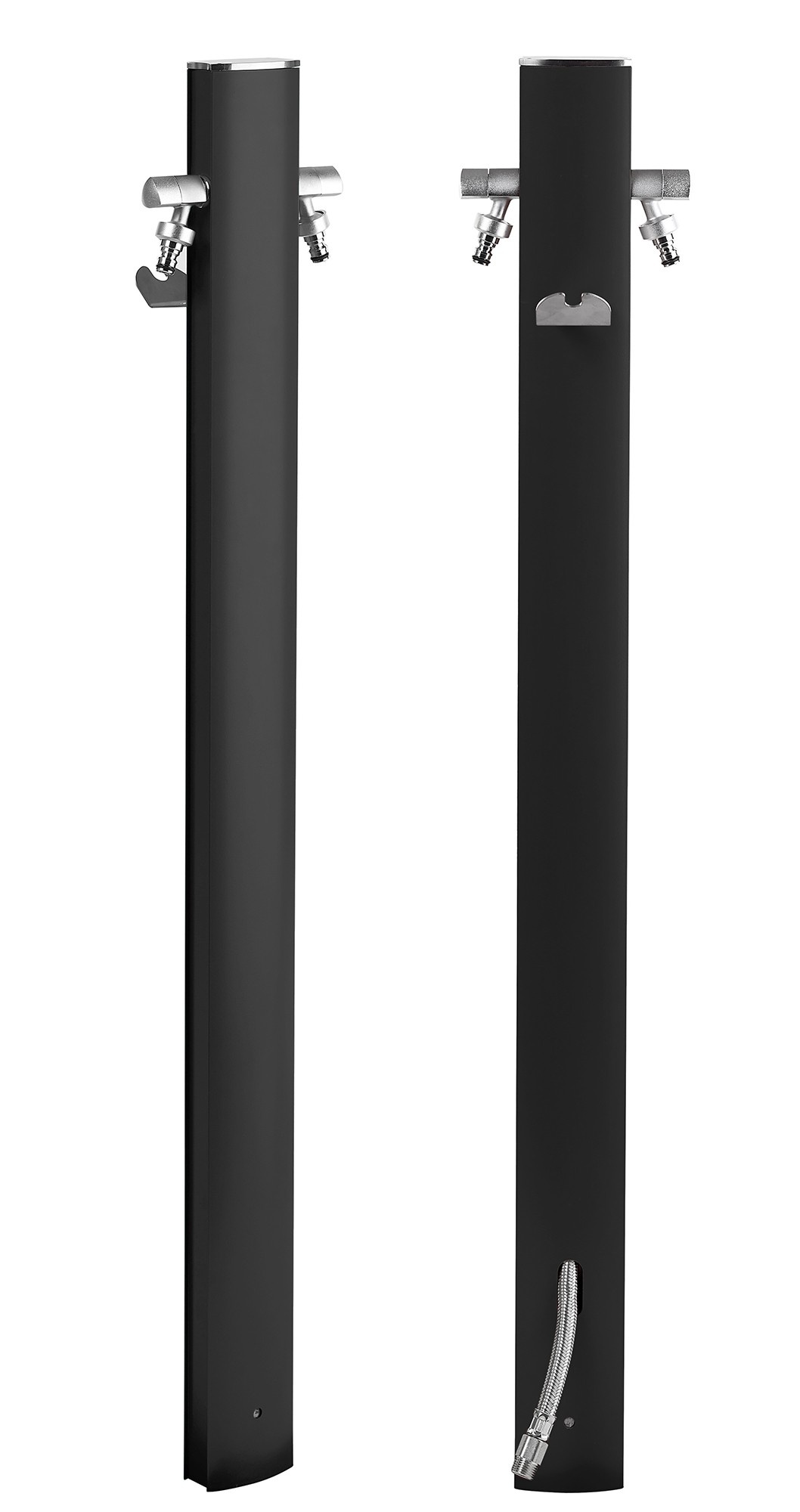 Aquapoint TOTEM Oval Metal Black 120CM - L 9CM - Detailed view of the product
