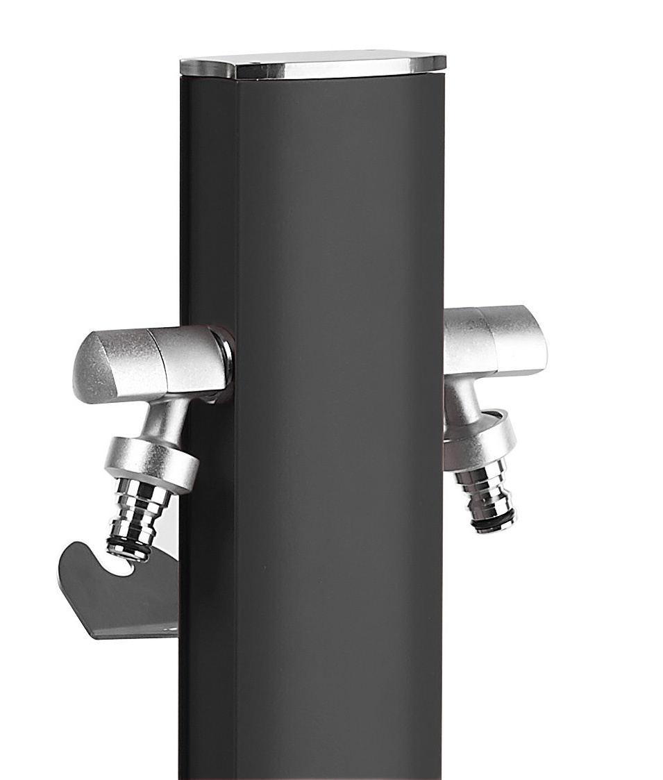 Aquapoint TOTEM Oval Metal Black 120CM - L 9CM - Detailed view of the product