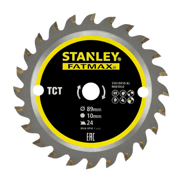 Stanley Zaagblad Multizaag 89x10 24T TCT STA10410-XJ - Detailed view of the product
