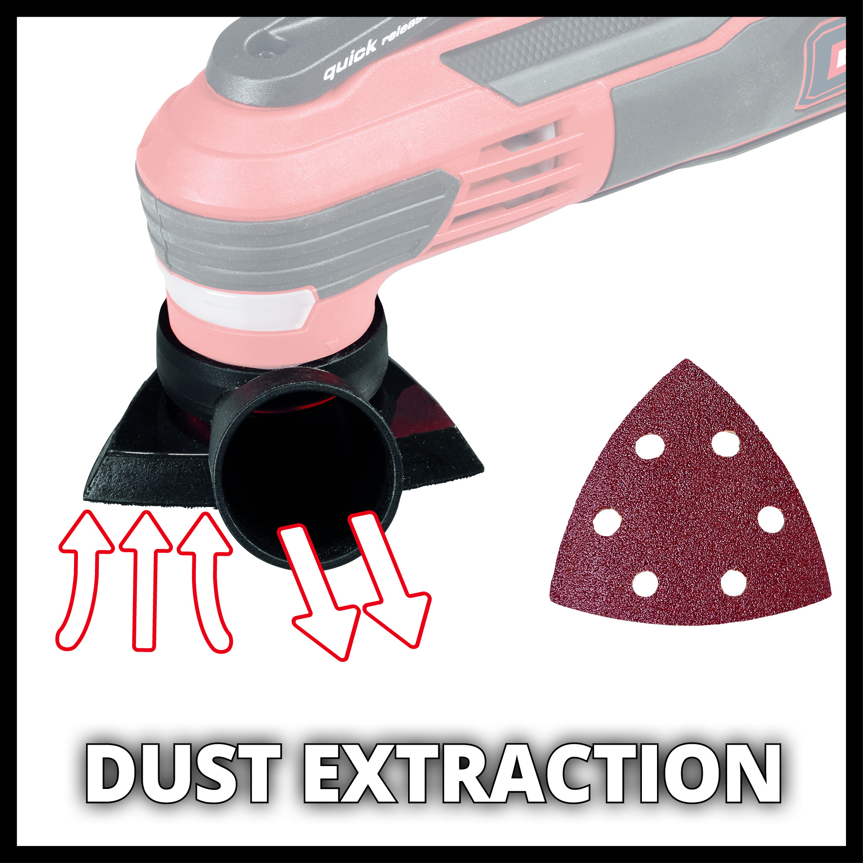 Einhell TE-MG 350 EQ Multitool - incl. Koffer en accessoires thumbnail 8