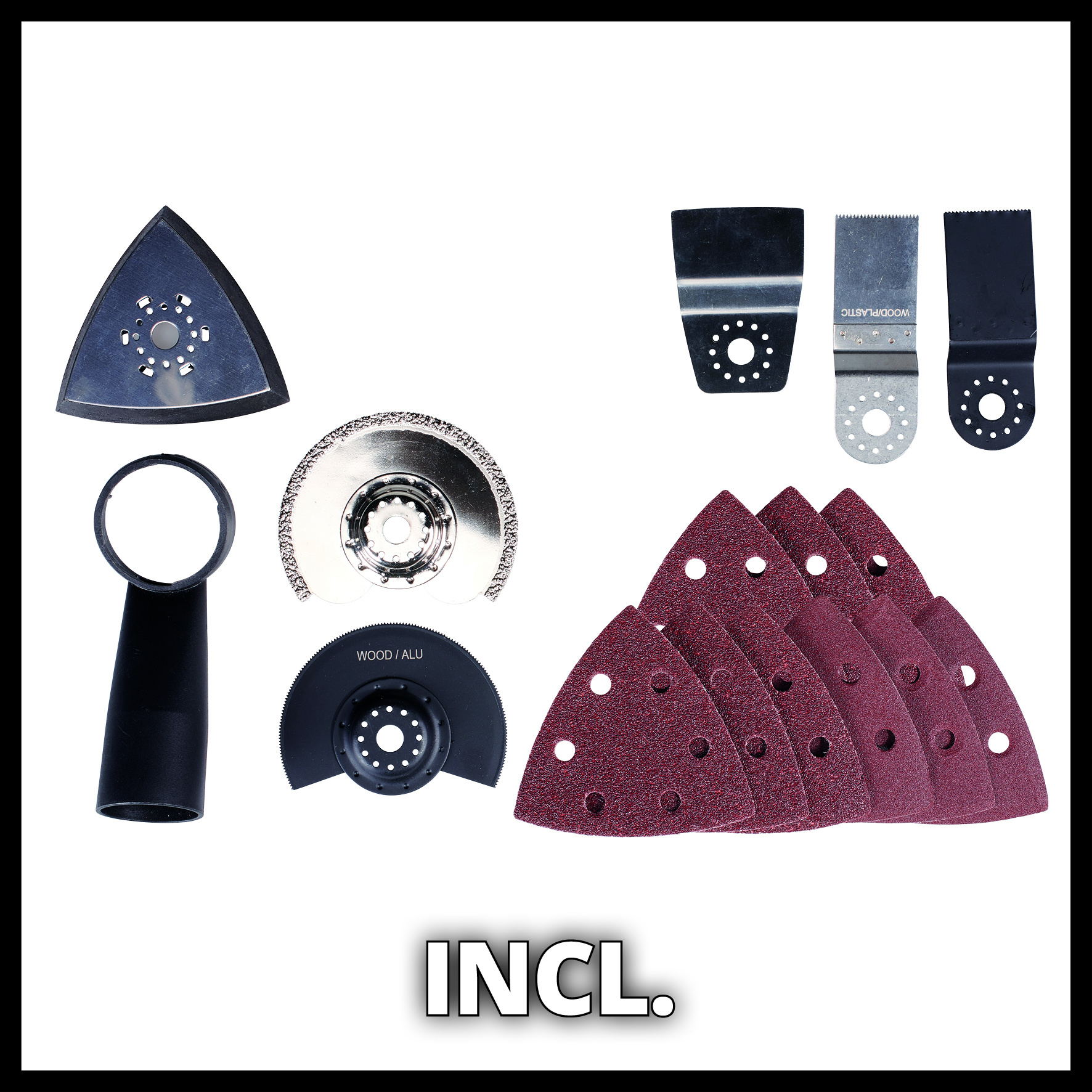 Einhell TE-MG 350 EQ Multitool - incl. Koffer en accessoires thumbnail 11