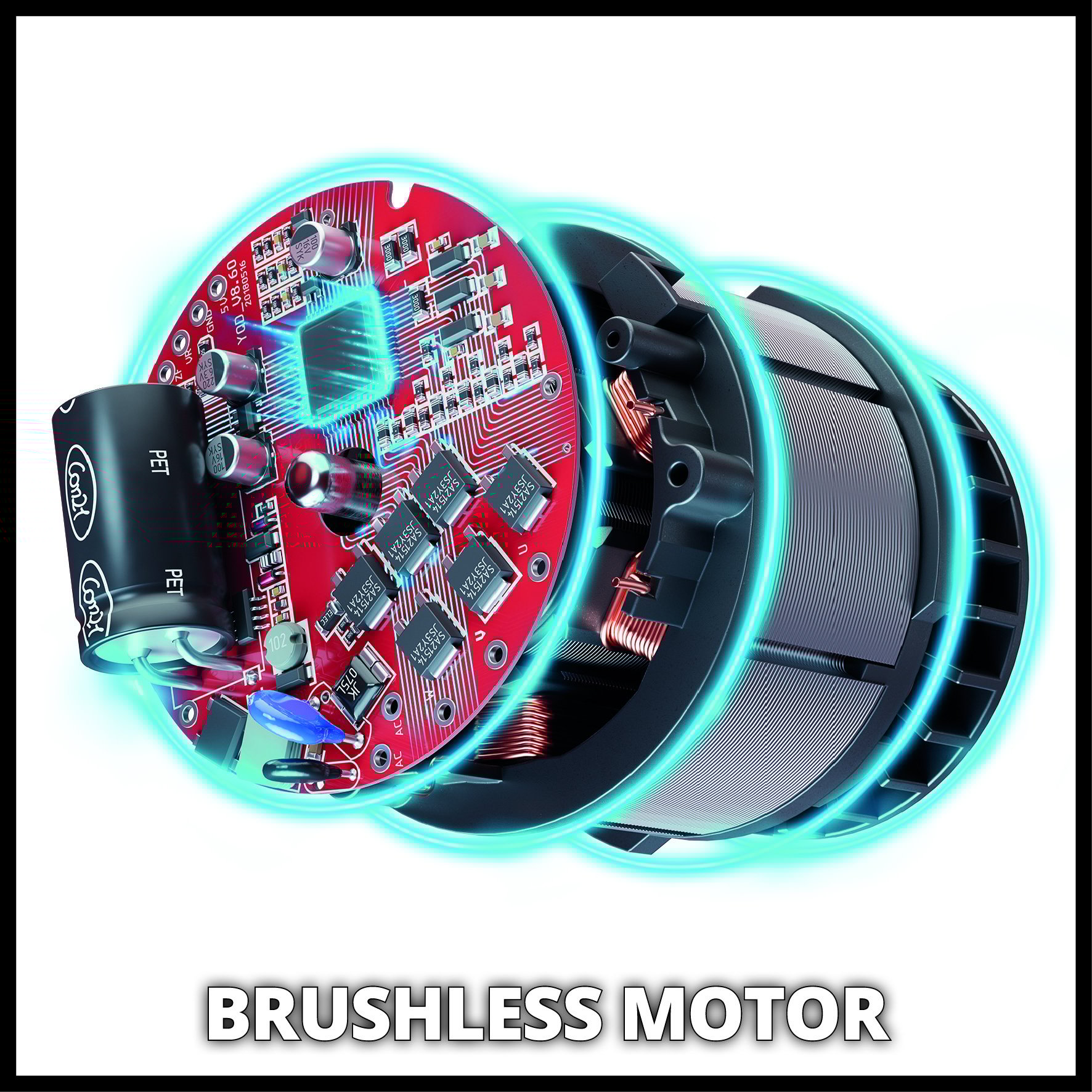 Einhell GE-PS 18/15 Li BL Solo - Accu Mini Kettingzaag - Detailed view of the product