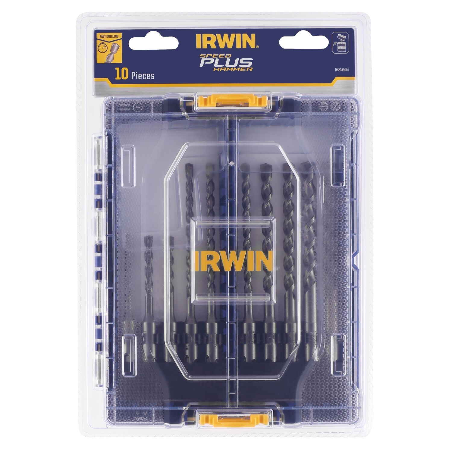 IRWIN SDS+ betonboren Set 10PCS 5x110mm, 5,5x110mm, 5,5x160mm, 6x110mm, 2x 6x160mm, 2x 8x160mm, 10x160mm en 12x160mm - Detailed view of the product