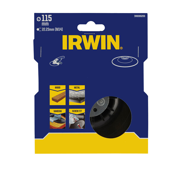 IRWIN Steunschijf (haakse slijper), diameter 115mm - Detailed view of the product