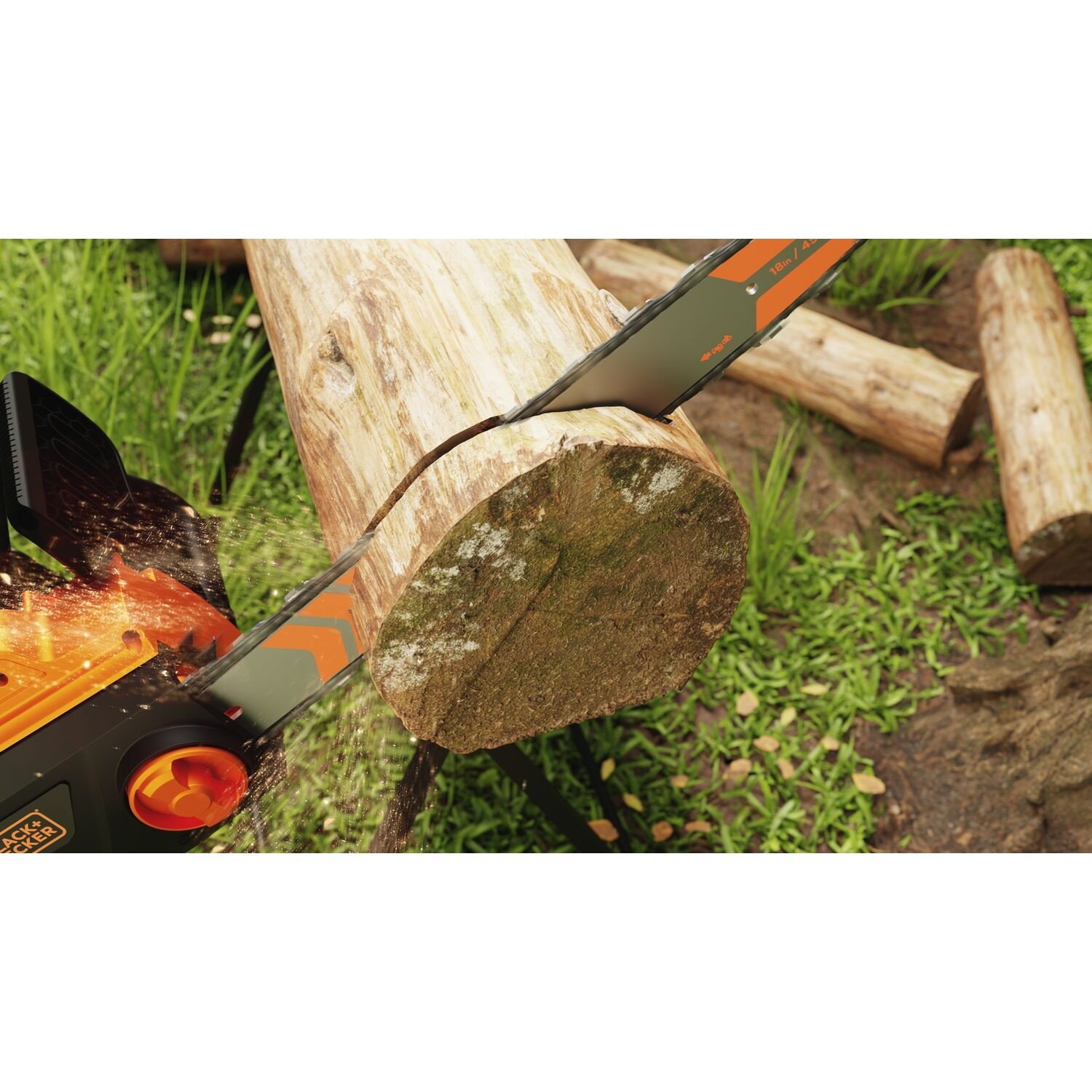 Black&Decker Kettingzaag 2200W - 45cm BECS2245 - Detailed view of the product