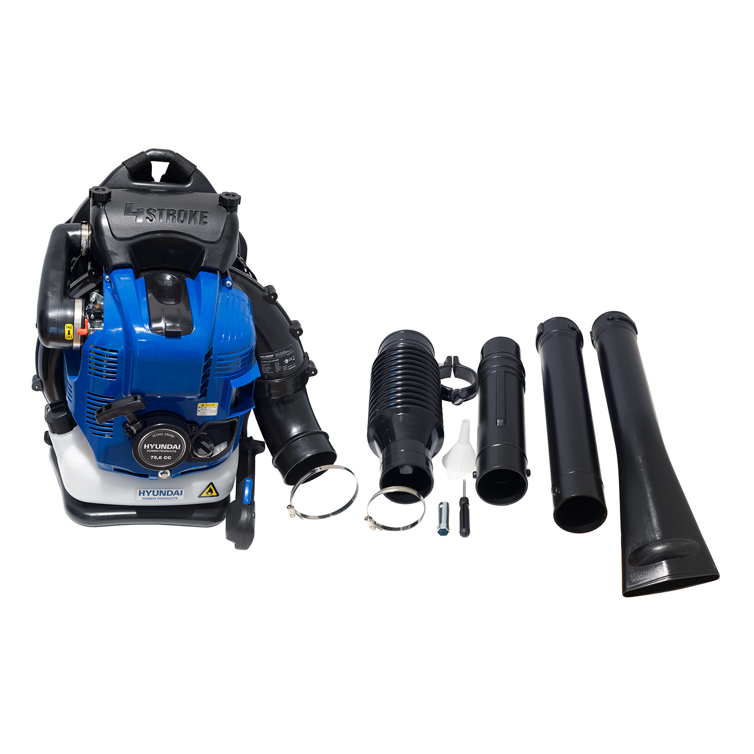 Benzine Bladblazer 76cc - Hyundai - 4-Takt - 57229 - Detailed view of the product