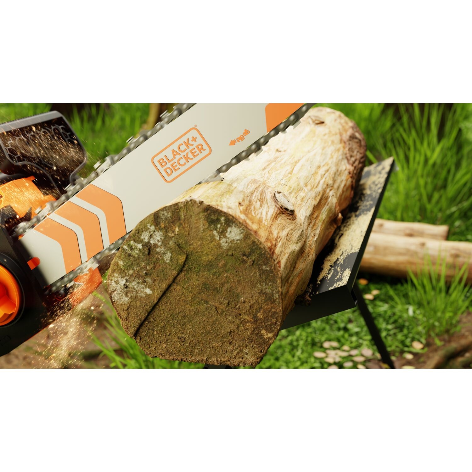 Black&Decker Kettingzaag 1800W - 35cm BECS1835-QS - Detailed view of the product
