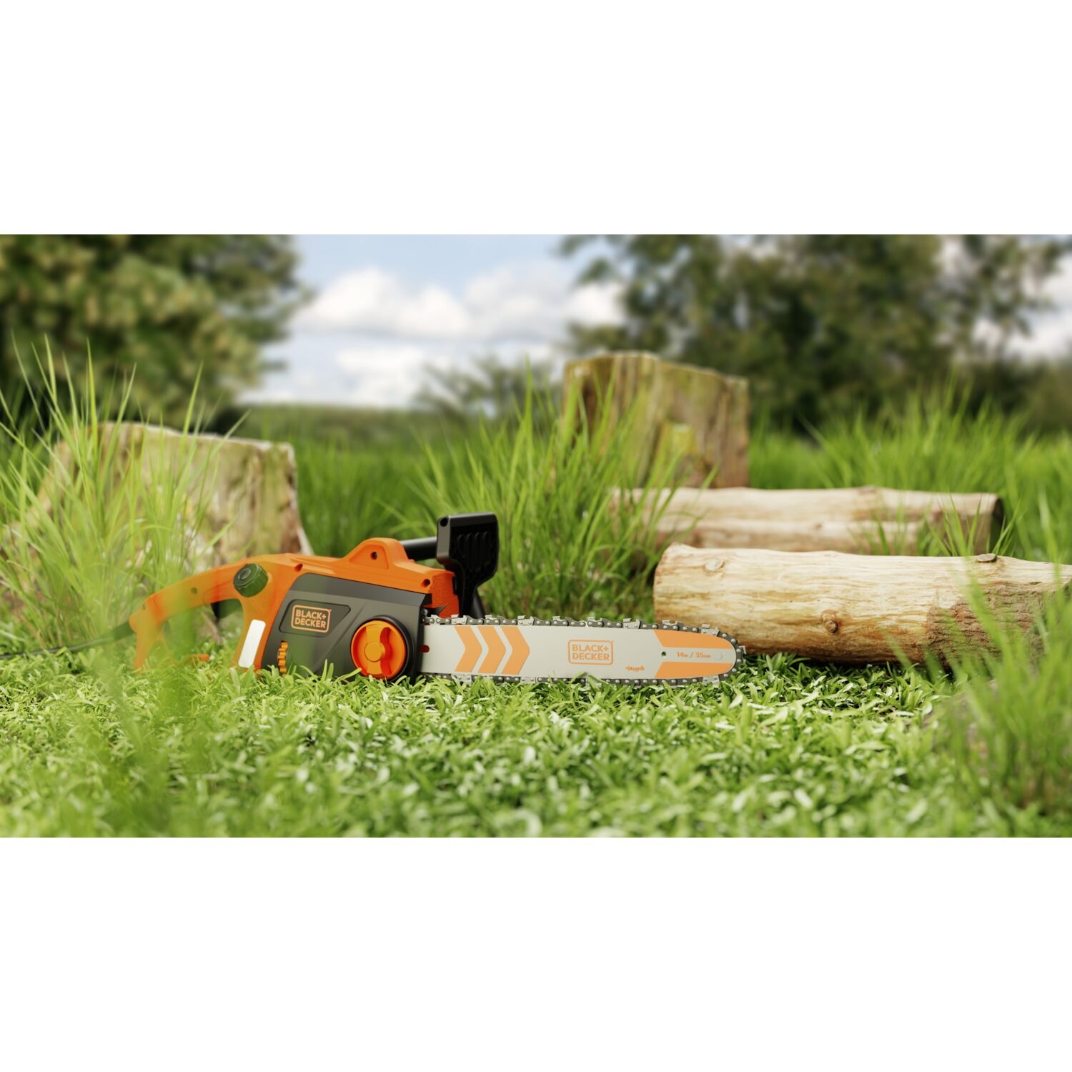 Black&Decker Kettingzaag 1800W - 35cm BECS1835-QS - Detailed view of the product