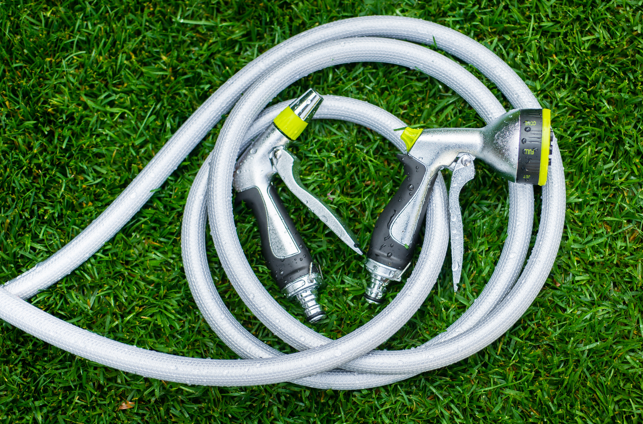 Aquajet Metalen Spuitpistool Verchoomd - Detailed view of the product