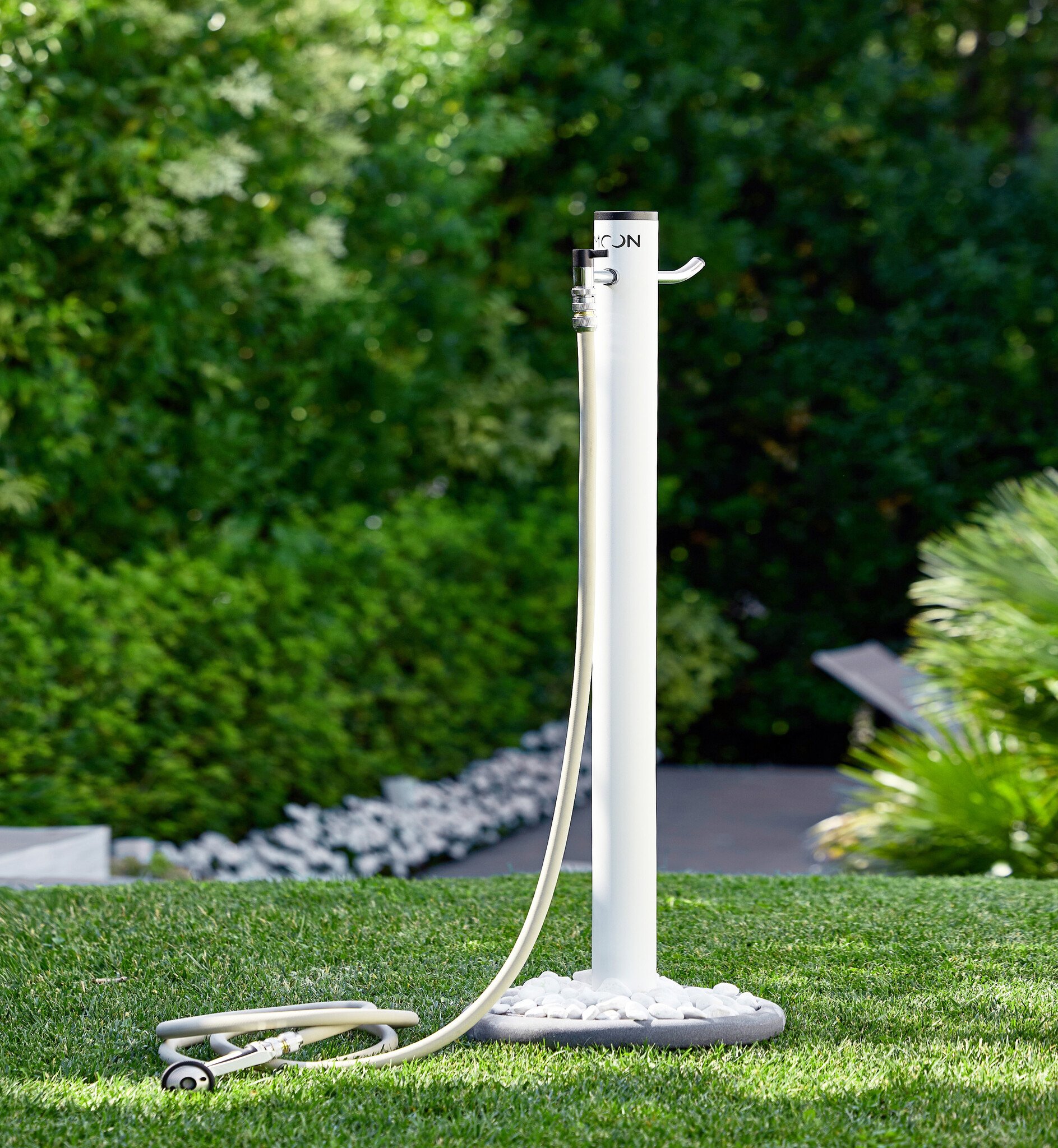 AquaPoint Moon Rounded Wit/White 120CM - Detailed view of the product