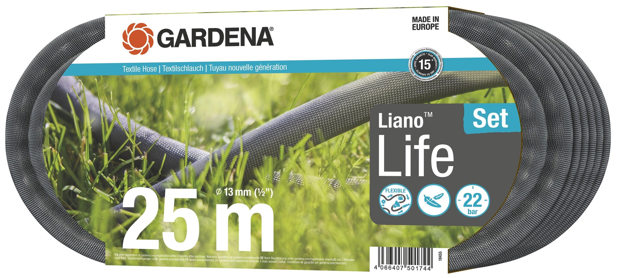 Gardena Textielslang Liano™ Life 25 m Set thumbnail 9