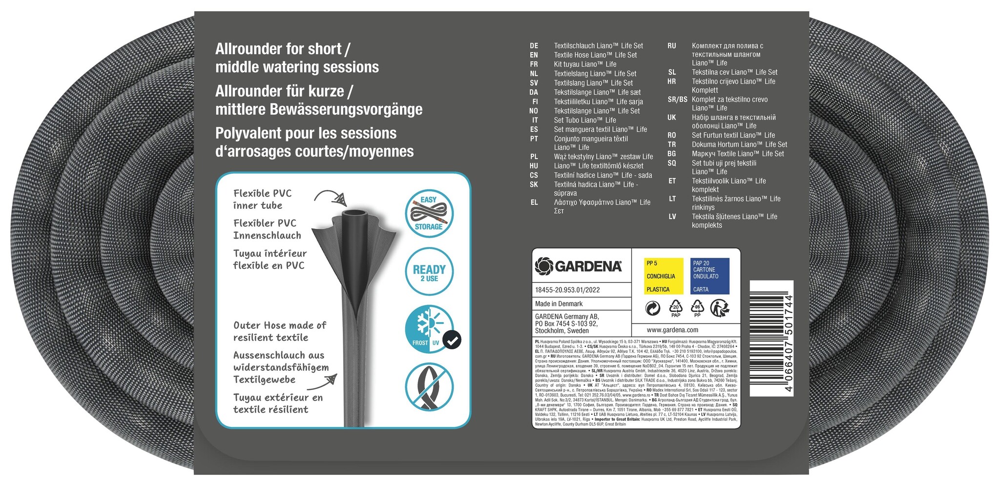 Gardena Textielslang Liano™ Life 25 m Set thumbnail 10