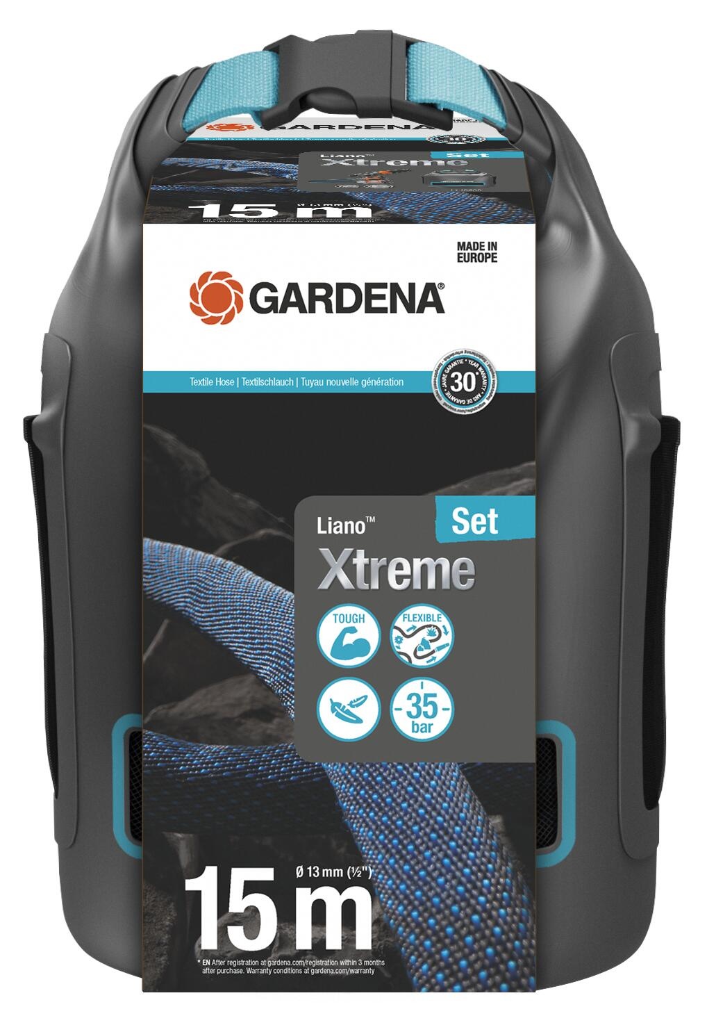 Gardena Textielslang Liano™ Xtreme 15m Set + Draagtas thumbnail 10