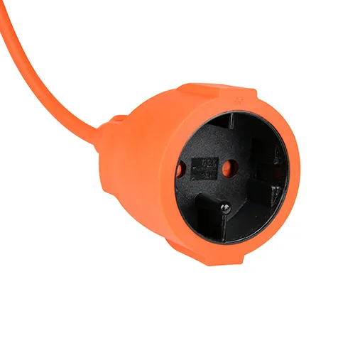 Verlengsnoer 20m1 oranje tuinkabel IP44 + kinderbeveiliging - Detailed view of the product