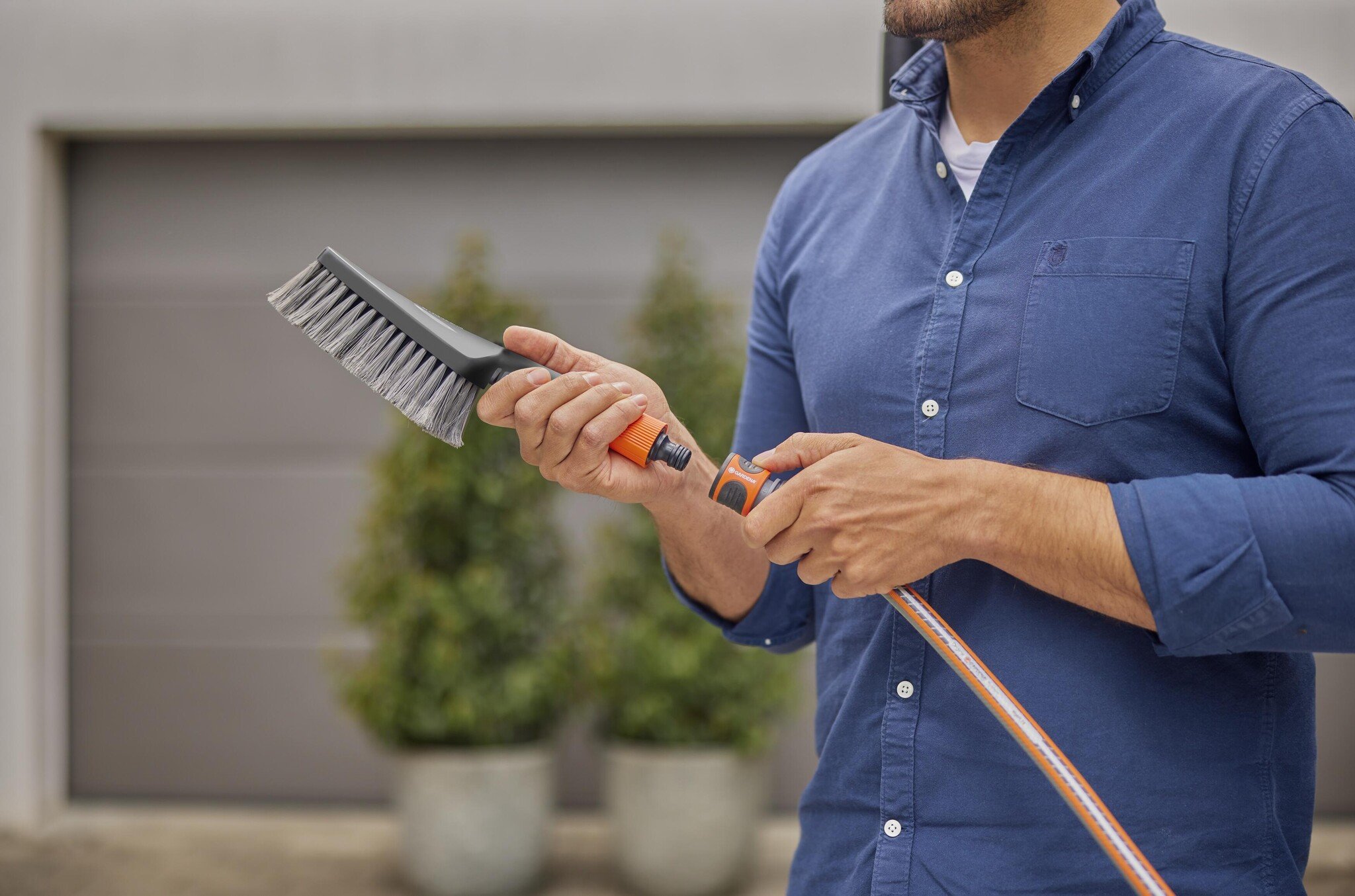 Gardena Cleansystem borstel M zacht 18841-20 - Detailed view of the product