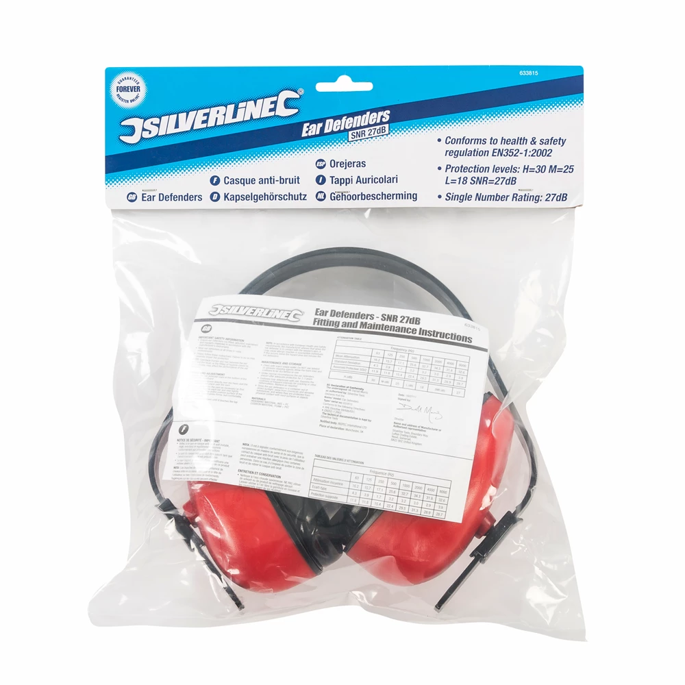 Silverline - Gehoorbeschermers, SNR 27 dB - Detailed view of the product