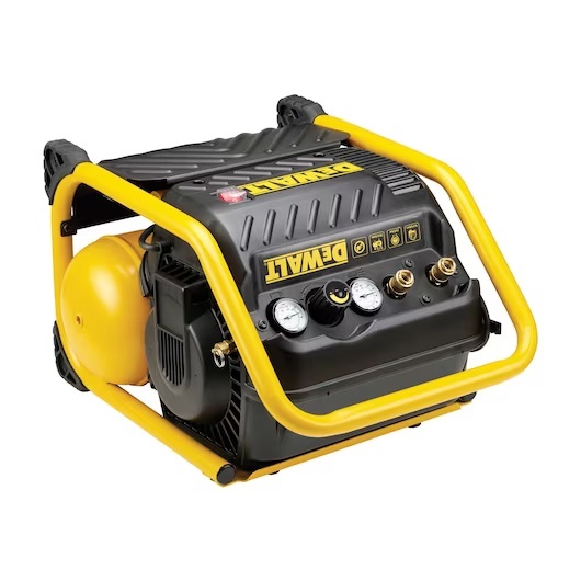 DeWalt DPC10QTC Compressor 10 liter + 10m1 Slang - Olievrij - Detailed view of the product